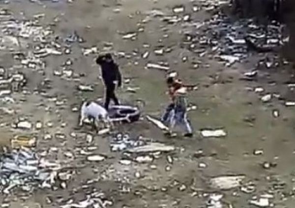 Фейсбук
Бруталното видео заснело как кон впрегнат в каруца е теглен