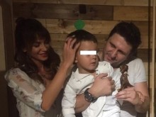Асен Блатечки и Диляна Попова се изплашиха за сина си