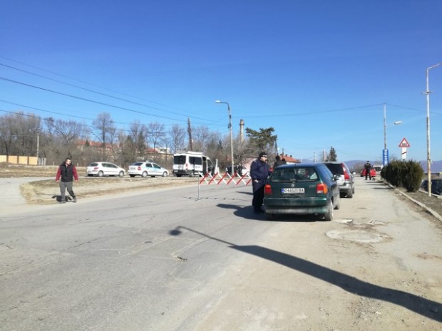 Град Кюстендил е блокиран от полиция и жандармерия, за да