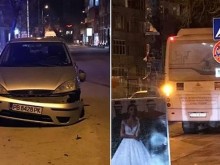 Мъртвопиян шофьор на автобус от градския транспорт катастрофира!