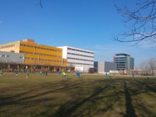 Мъжкият тим на Спартак победи юношите старша възраст в учебна игра