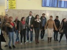 Пловдивската Централна гара днес беше различна и нетрадиционна!
