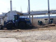 Най-после! Багери влязоха в стадион "Христо Ботев"!