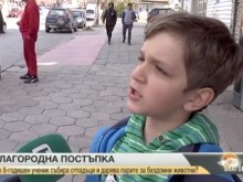 8-годишният Пламен събира отпадъци, за да дарява парите за бездомни животни
