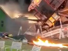 Мъж влетя със самолет в къщата си след скандал с жена си