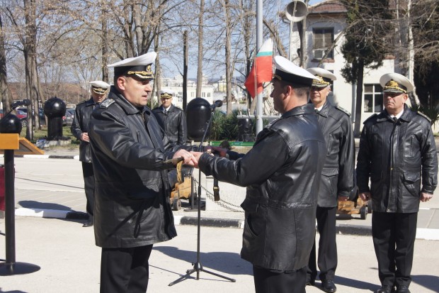 Днес в Пункт за базиране Варна се проведе военен ритуал
