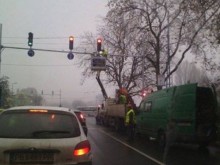 Оправиха авариралите светофари в Пловдив