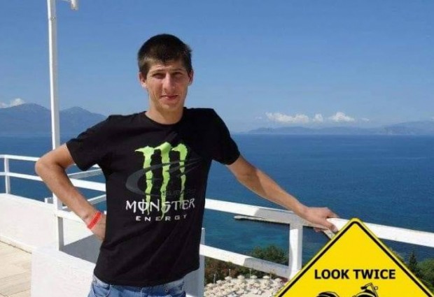 Фейсбук
Георги Спасов 30 годишният моторист който загина в неделя в адската
