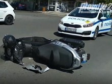 Тежък инцидент с моторист в Пловдив!