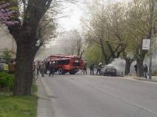 Теч в газовата уредба е възпламенил автомобила от вчера