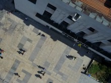 Фасадата на Централна поща в Пловдив става екран