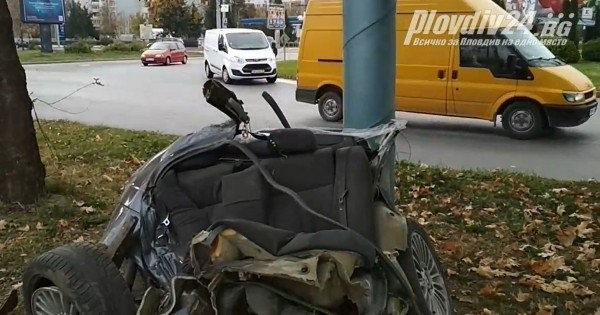 Млада дама отне предимство на пловдивско кръстовище и стана страшно