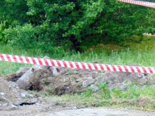 Откриха невзривен боеприпас в гробището на Крумово