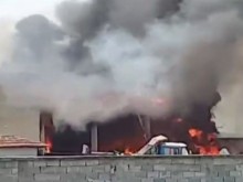 Паника заради пожар до газстанция на 11 км от Пловдив