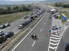 Катастрофа на АМ "Тракия" причини задръстване по пътя за морето