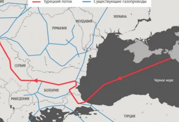 Втората линия на експортния газопровод Турски поток ще минава през