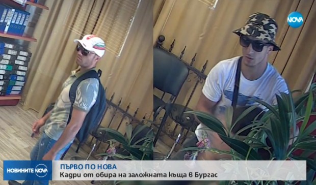 Първи кадри от обира на заложна къща в Бургас Представители