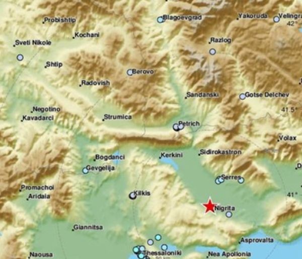 Слаб трус разтресе земята съвсем близо до българо-гръцката граница около