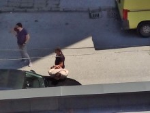 Зрелищно арестуваха мъж при спецакция на полицията в Пловдив