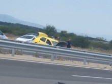 Има загинала жена в жестокото ПТП на АМ "Тракия"!