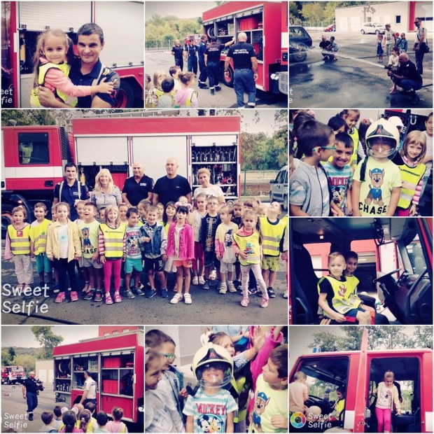 По случай Седмицата на пожарна безопасност децата от детска градина
