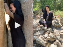 Цеци Красимирова с древен ритуал край Приморско, за да роди дете на Майкъл!