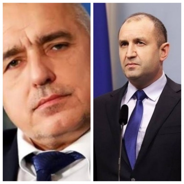 Първите мъже на страната президентът Румен Радев и премиерът Бойко