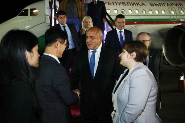 Премиерът Борисов пристигна на посещение в Република Корея