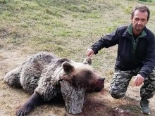 Застреляха мечка в смолянско село и се снимаха с нея (18+)