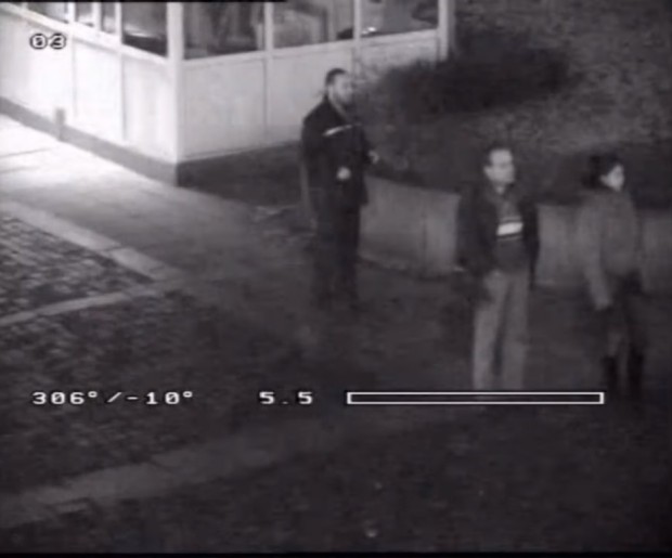 Видео с кадри от охранителни камери от нощта на убийството