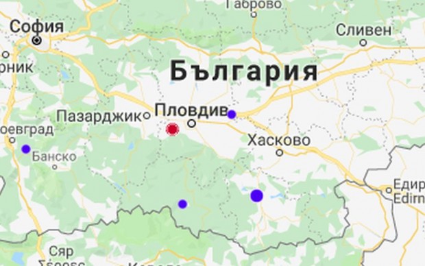 Земетресение в района на Пловдив!