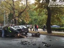 Първо видео от мястото на тежката катастрофа пред Второ районно!