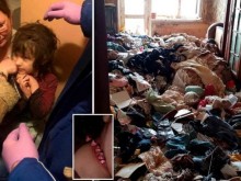 В апартамент на ужасите откриха истинско дете "Маугли", скимтящо сред купчина боклуци