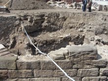 Част от Стария град без вода днес
