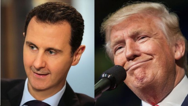 Сирийският президент Башар Ал Асад заяви, че Доналд Тръмп е