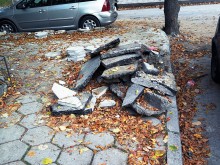 Пълна мизерия и хаос от строителни отпадъци разгневи пловдивчанин