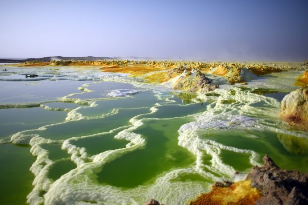 Getty Images Пустинята ДанакилОказва се че има едно живописно място
