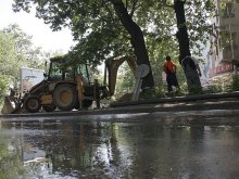 Наводниха "Руски" при планово превключване на водопровод