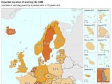 "Евростат": България е една от страните в ЕС, където хората работят най-малко преди пенсия