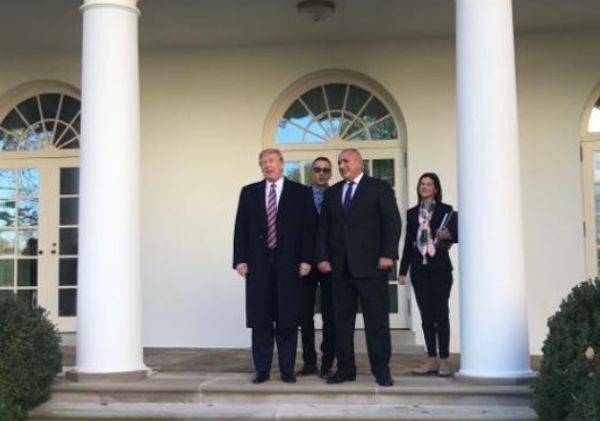 Американският президент Доналд Тръмп посрещна българския премиер Бойко Борисов в