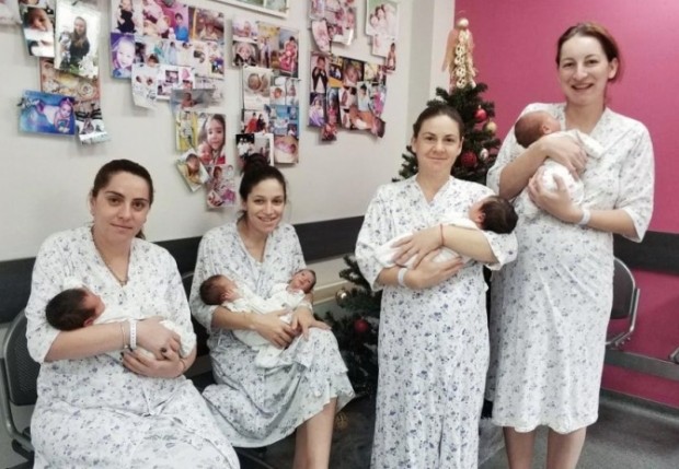 Добрата новина: Пет бебета се родиха за по-малко от час в Пловдив