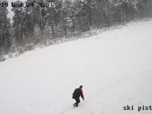 25 сантиметра сняг на "Хижа Здравец", продължава да вали