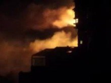 Жена е в болница след пожар в Пловдив