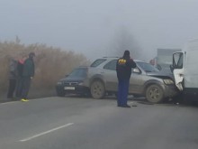 Тежка верижна катастрофа на Околовръстното на Пловдив!