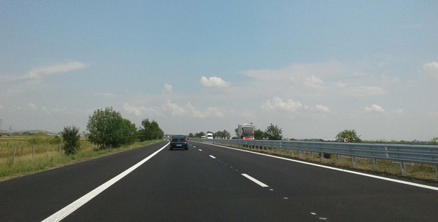 Движението при километър 193 на автомагистрала Тракия в района на