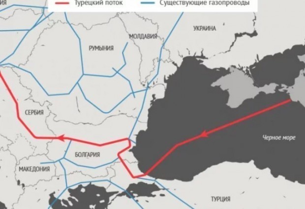 Съединените щати са против втората линия на газопровода Турски поток