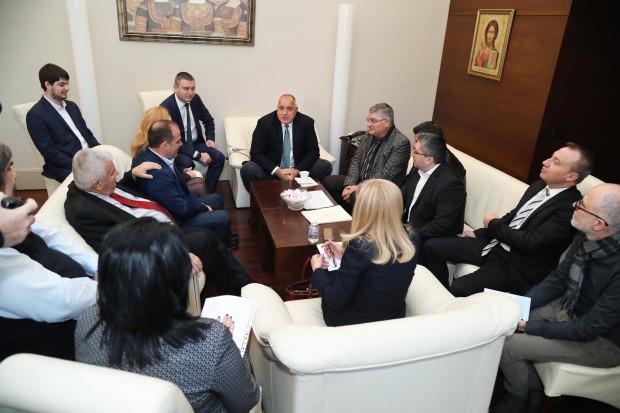 Министър председателят Бойко Борисов провежда среща с представители на Конфедерацията на