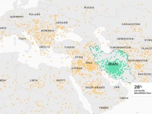 Американците не знаят къде се намира Иран на картата, бъркат я с България