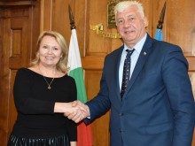 И кметът се срещна с посланик Ясна Огняновац