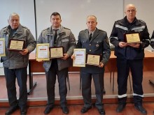 В Пловдив наградиха пожарникари